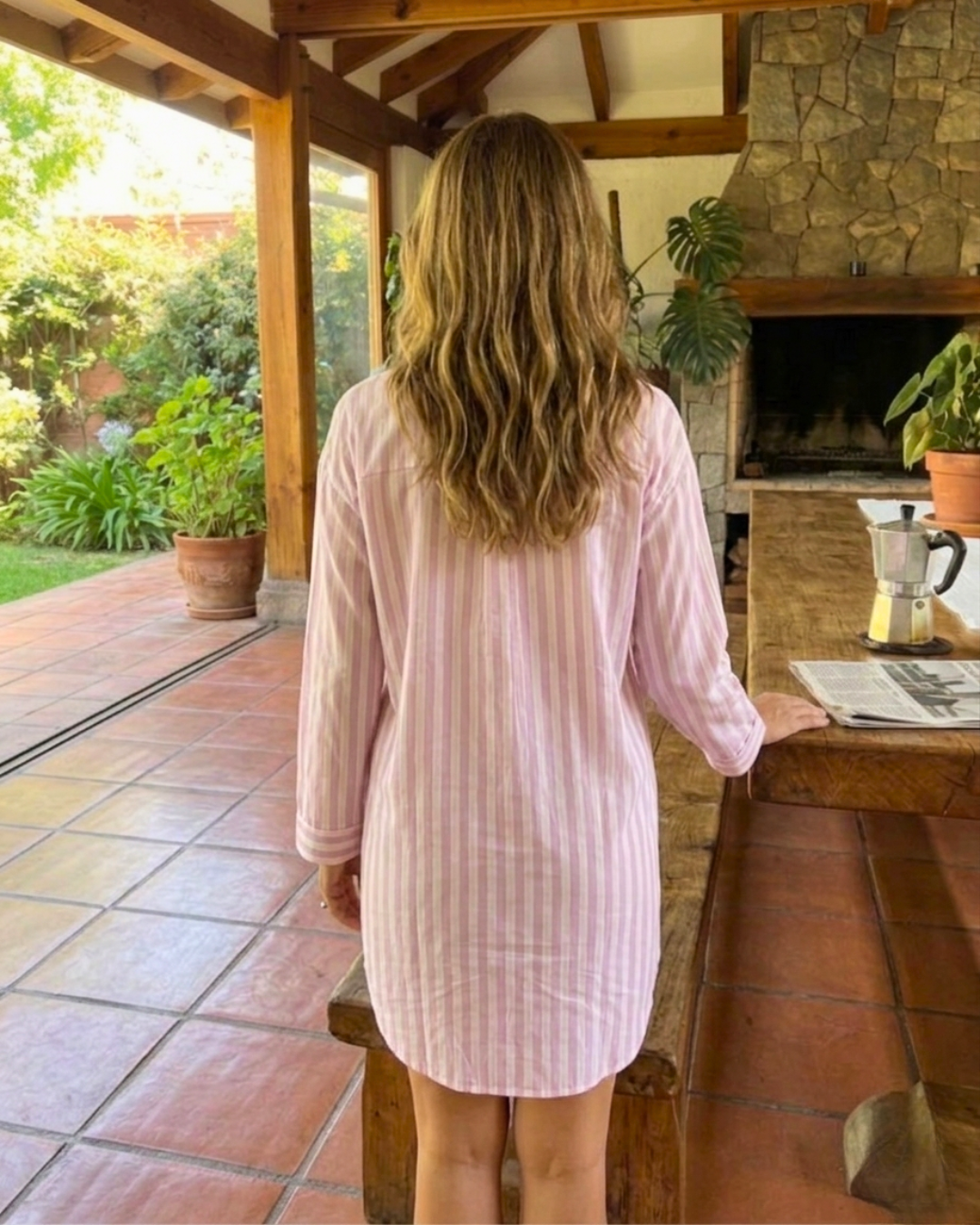 Art. 26210393 Camison Largo Saten Comb. 93