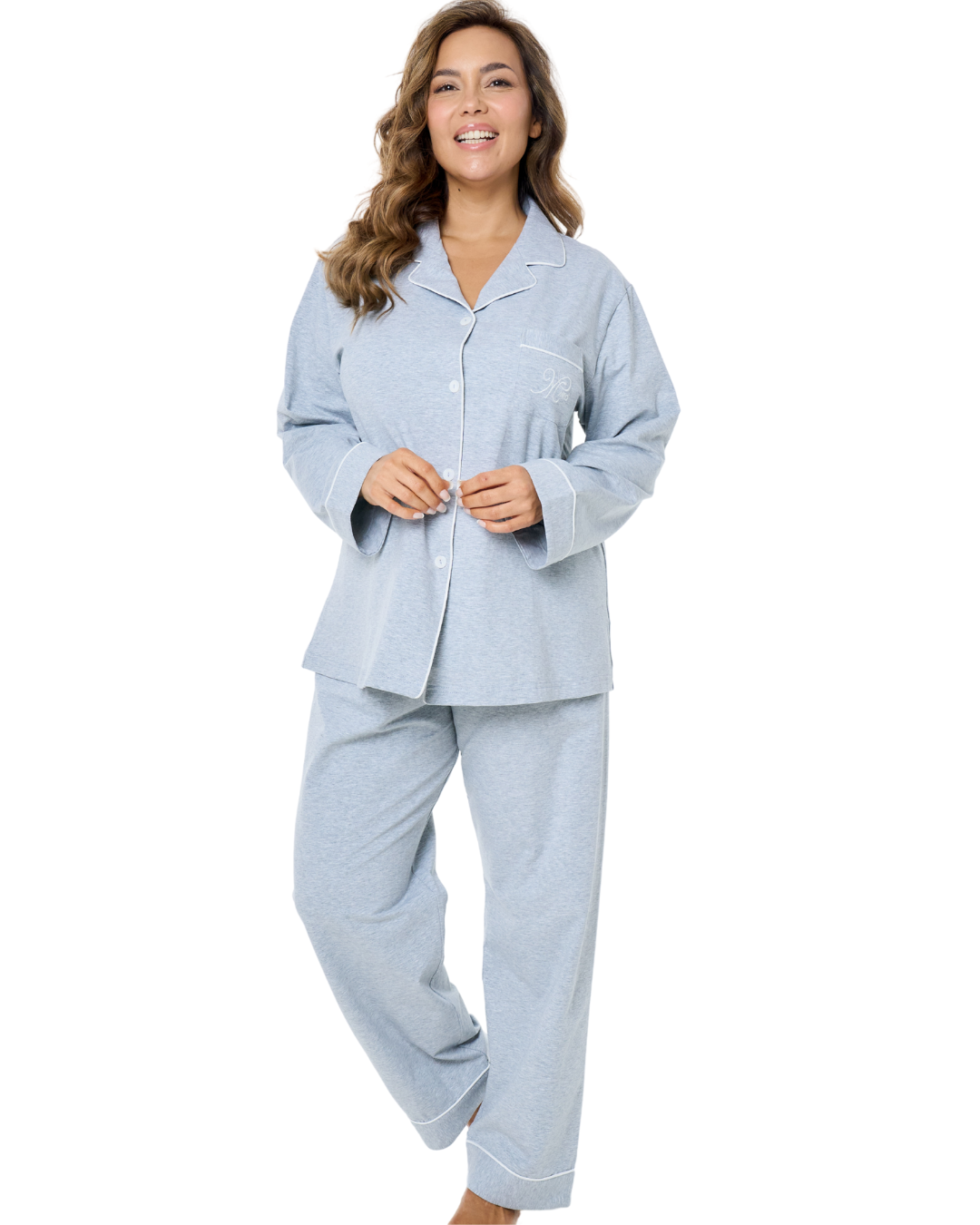 Art. 570608 Pijama largo Gris