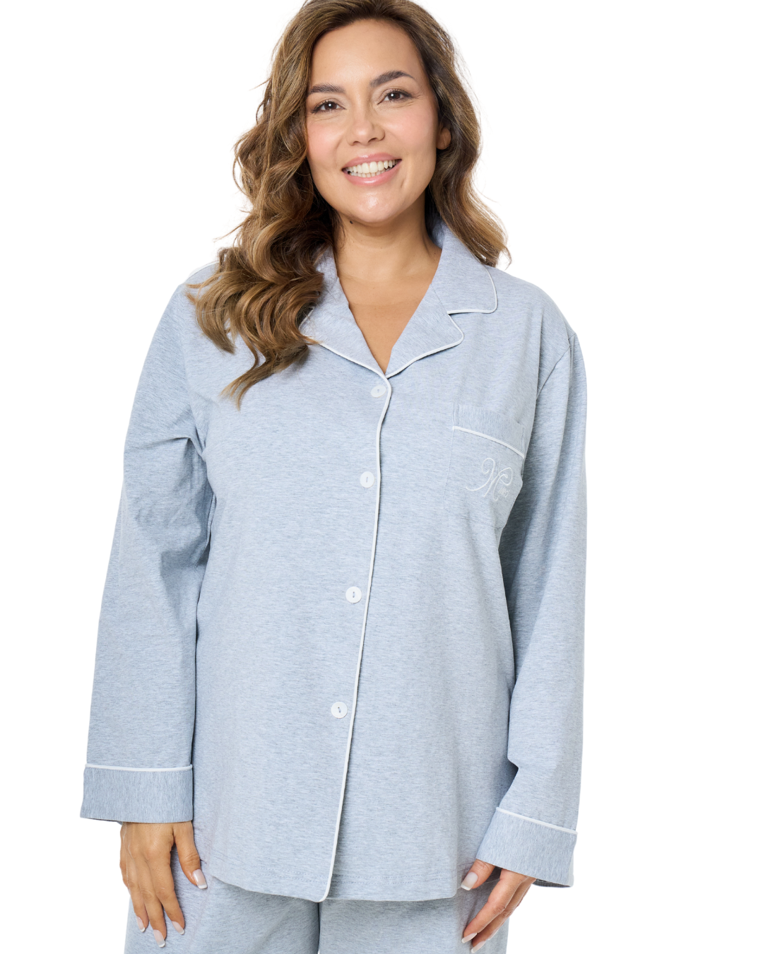 Art. 570608 Pijama largo Gris