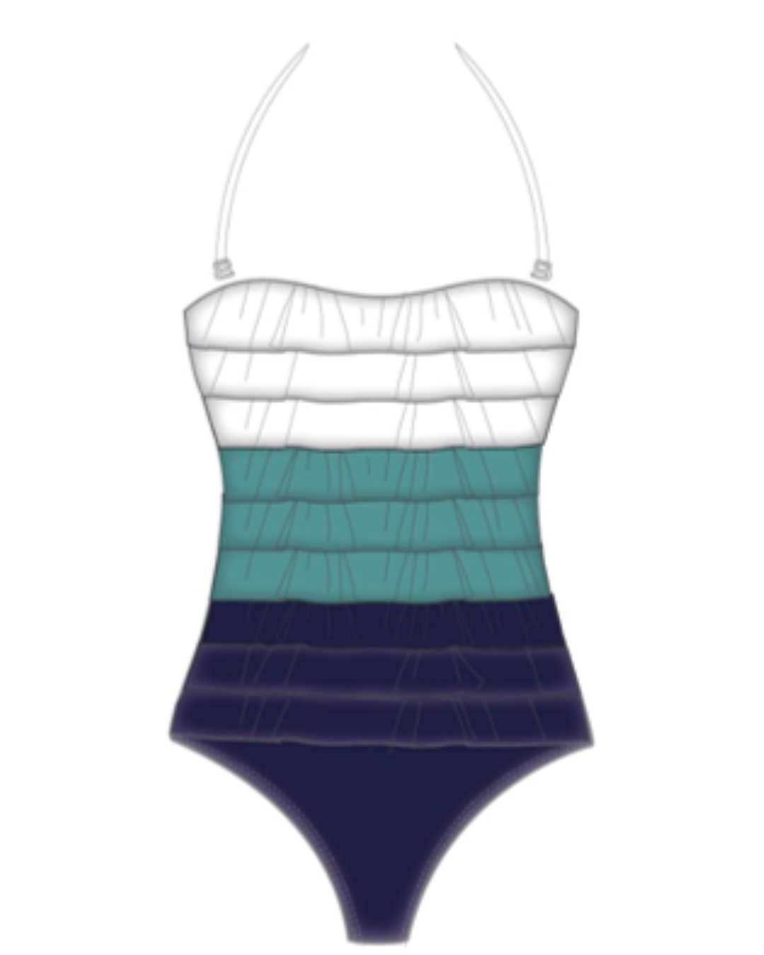 Art. 70400493 Traje De Baño Entero Comb. 93