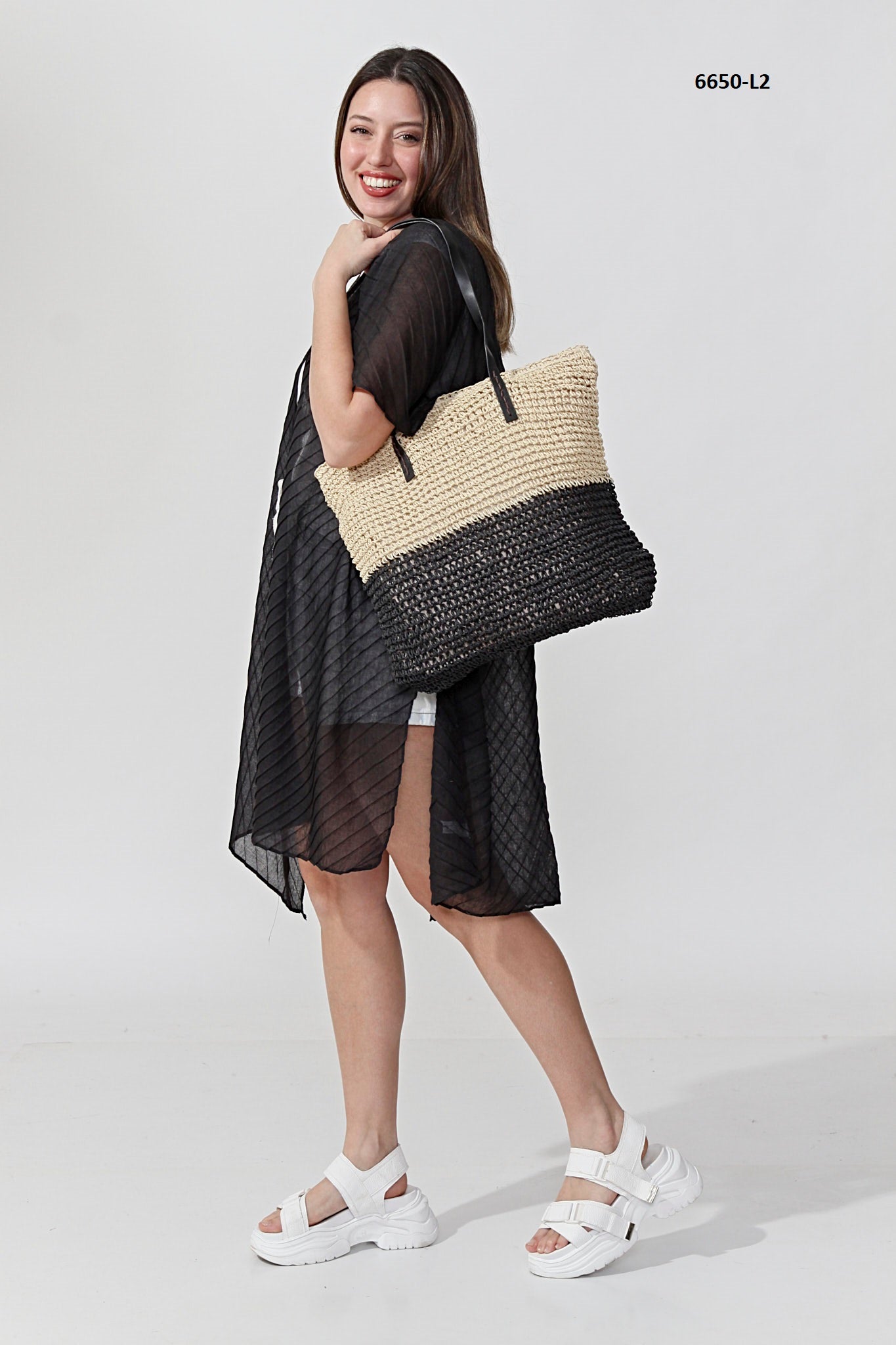 Art. 356650 Bolso bicolor Negro