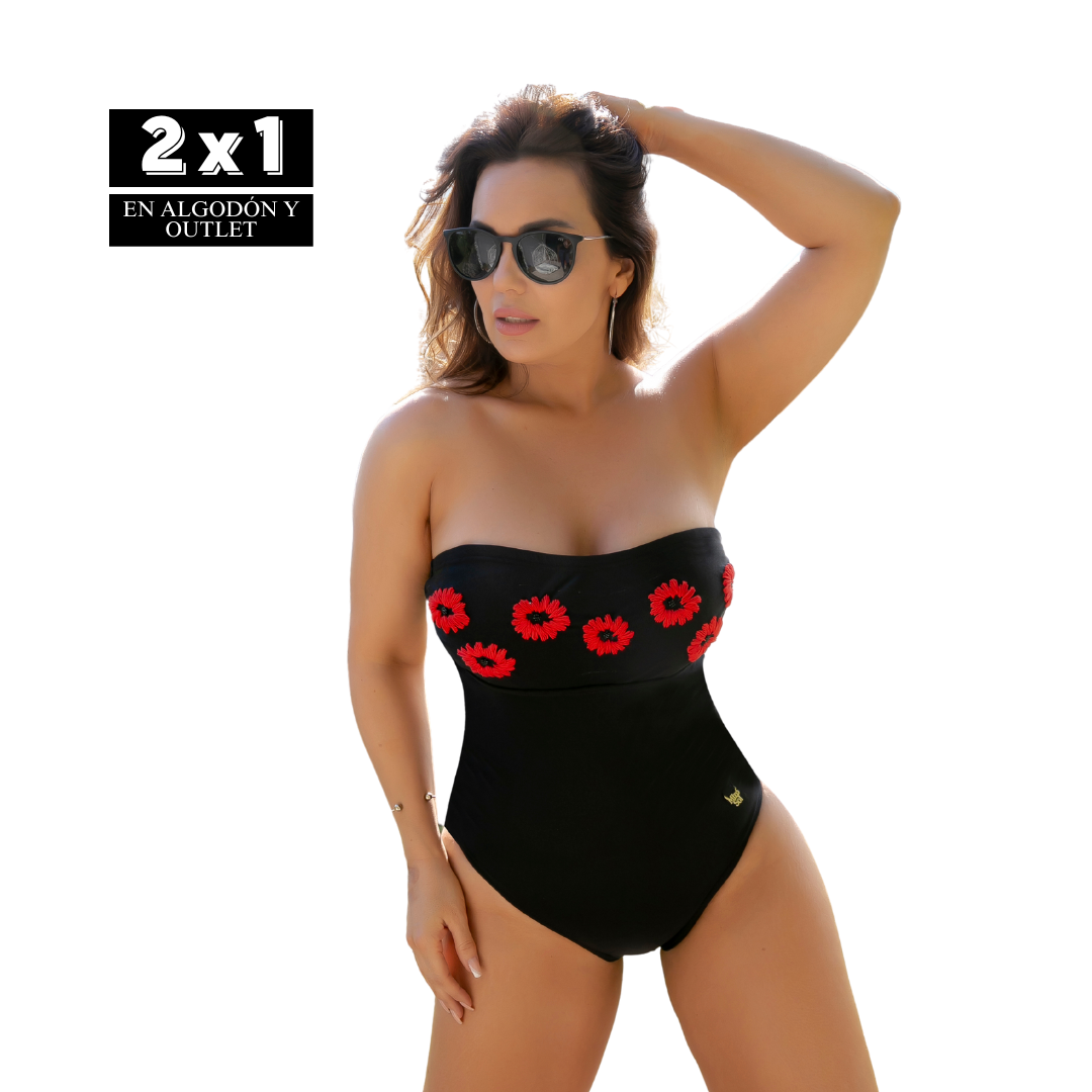 Art. 70108402 Traje De Baño Entero Negro SALE
