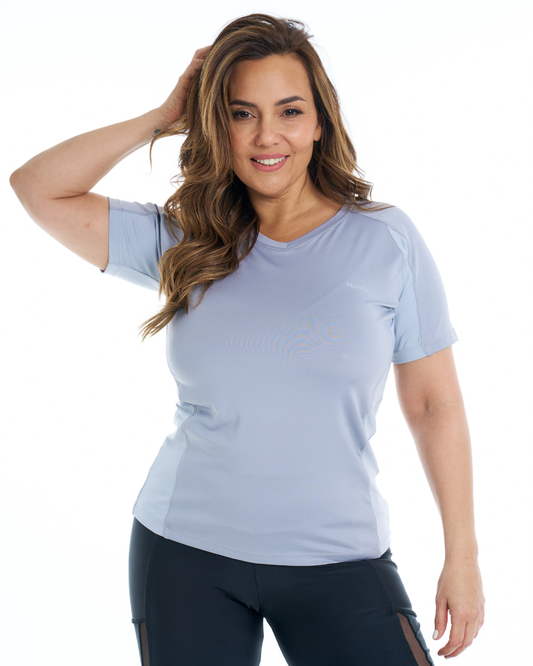 Art. 46181066 Remera corte V Gris