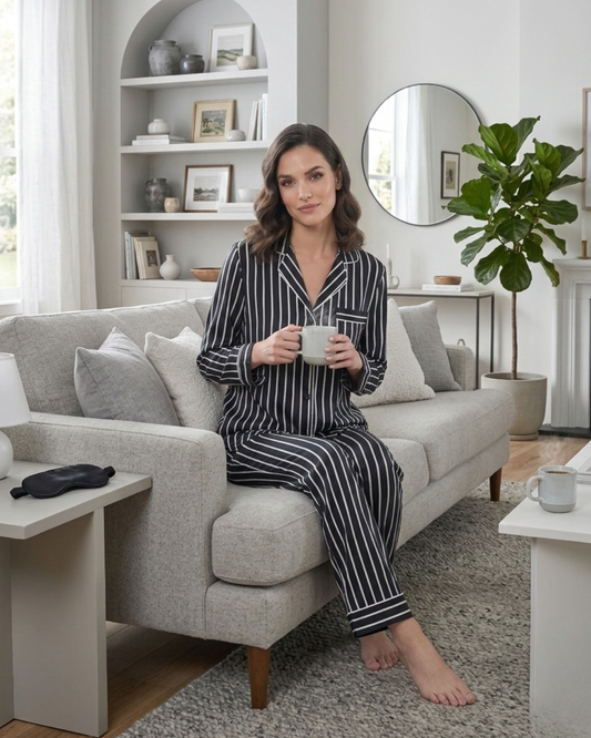 Art. 57060392 Pijama Camisero Comb. 92 en SATÉN