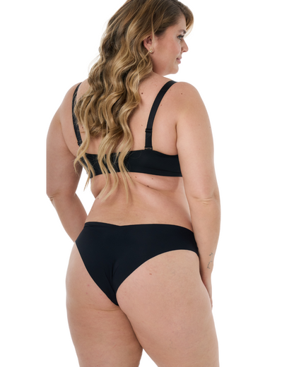 Art. 201133 Bombacha Corte V vedetina Seamless Negro