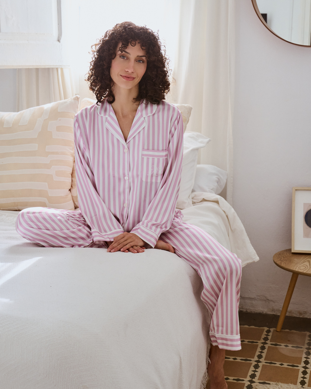 Art. 57060393 Pijama Camisero Comb. 93 en SATÉN