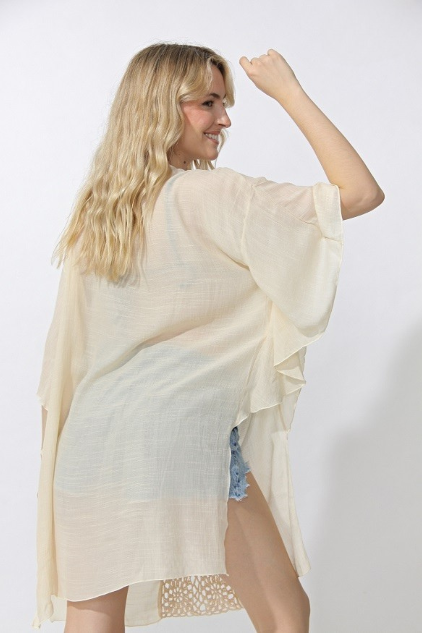 Art. 362077 Vestido con broderie Nude