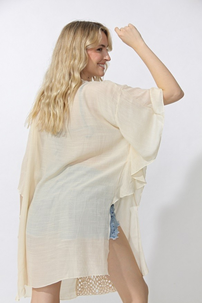 Art. 362077 Vestido con broderie Nude