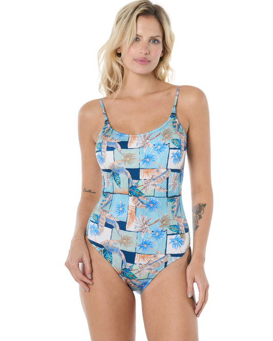 Art. 70021991 Traje De Baño Entero Palmeras