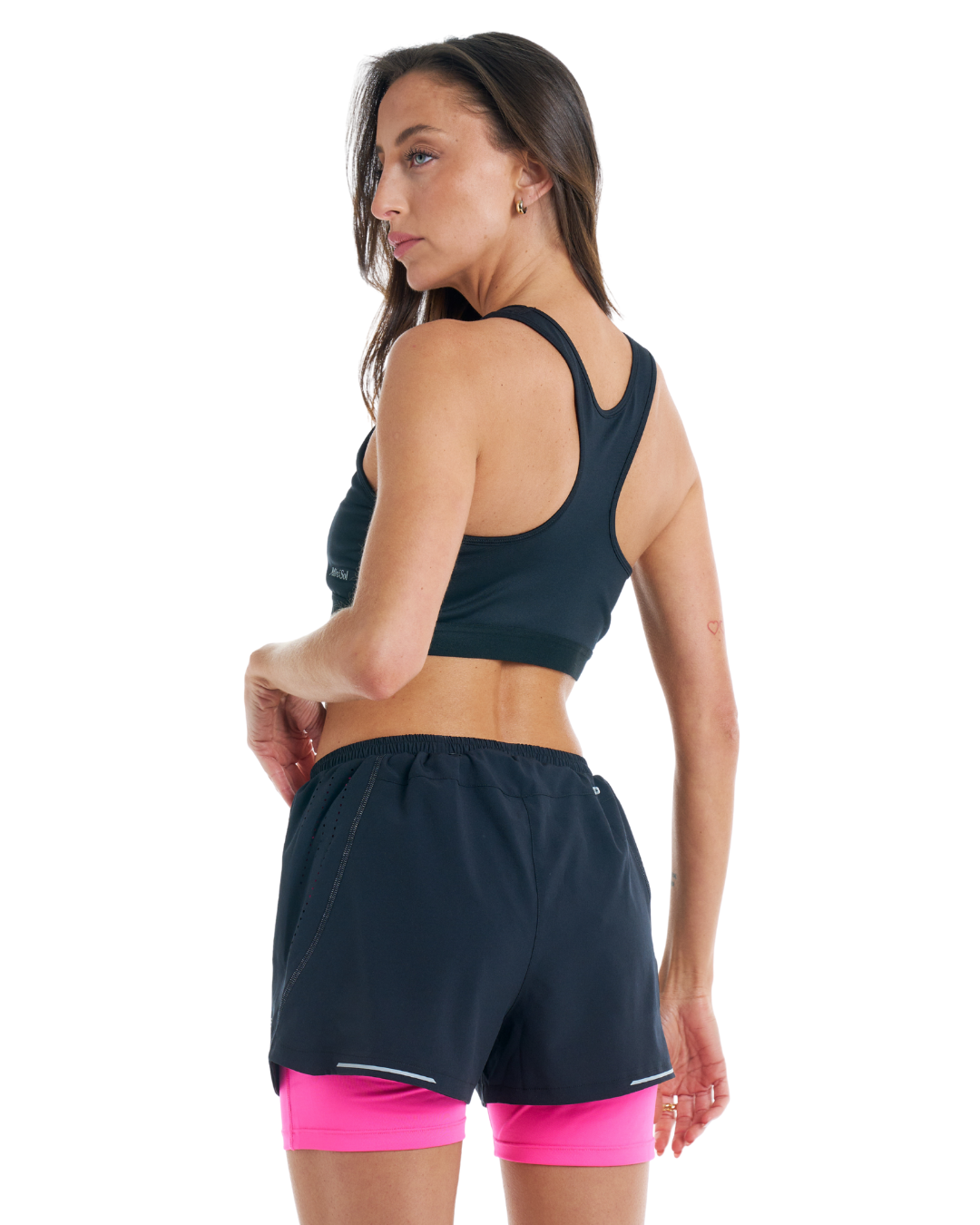 Art. 511206 Short Deportivo con Calza Negro