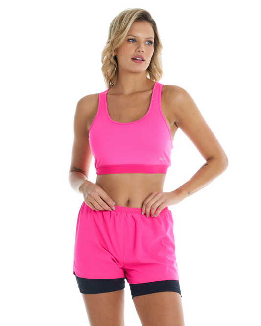 Art. 5112 Short Deportivo con Calza Orquidea