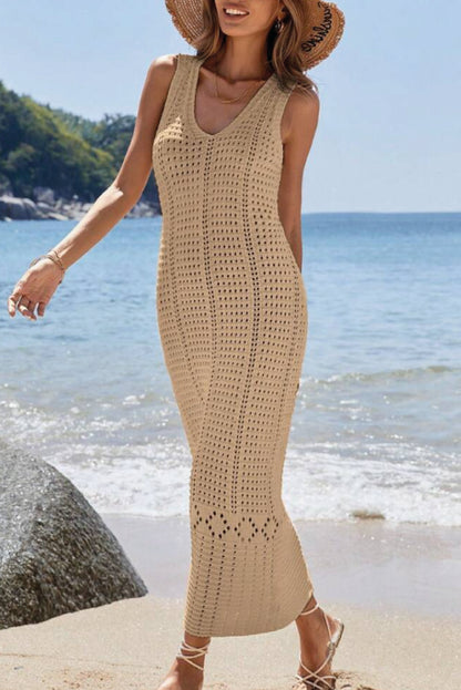 Art. 353007 Vestido largo crochet Crudo