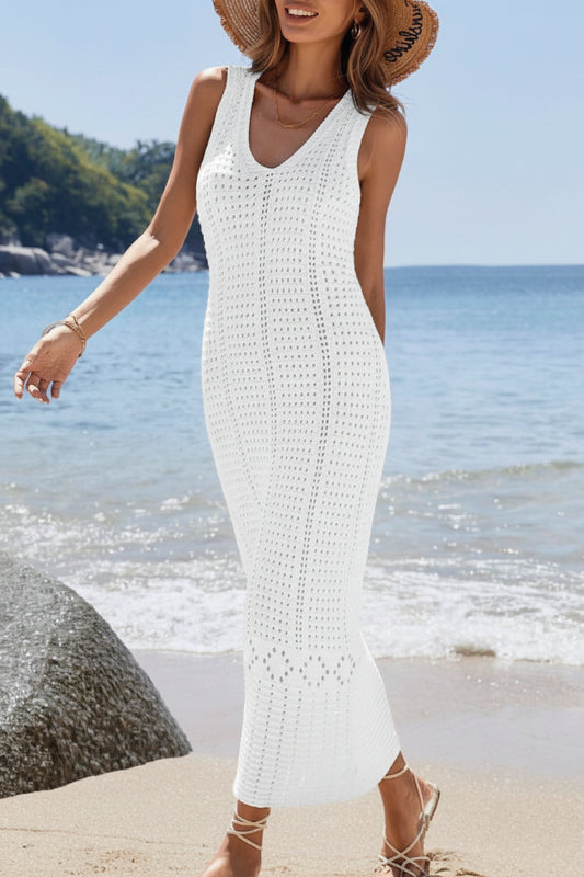 Art. 353007 Vestido largo crochet Crudo