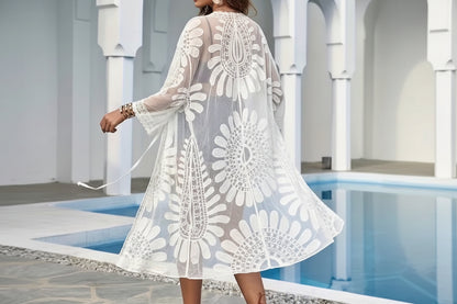 Art. 355313 Kimono largo tejido Crudo