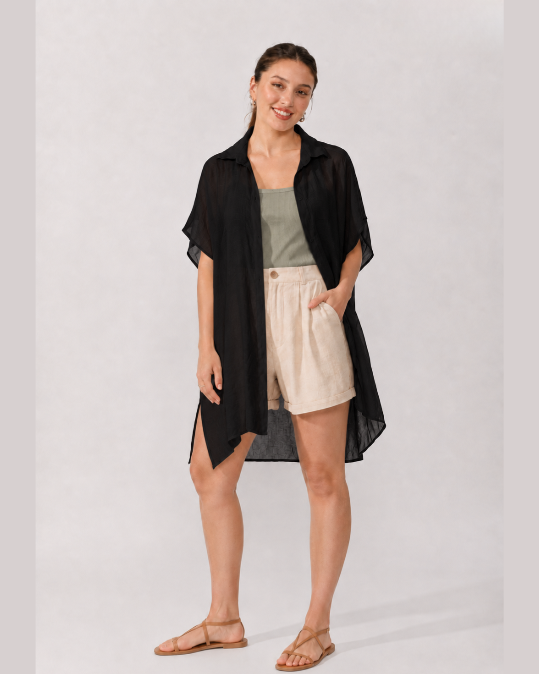 Art. 37207502 Blusa Vestido Negro