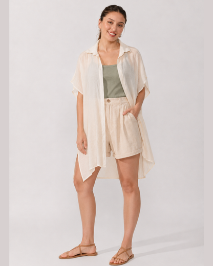 Art. 37207536 Blusa Vestido Nude