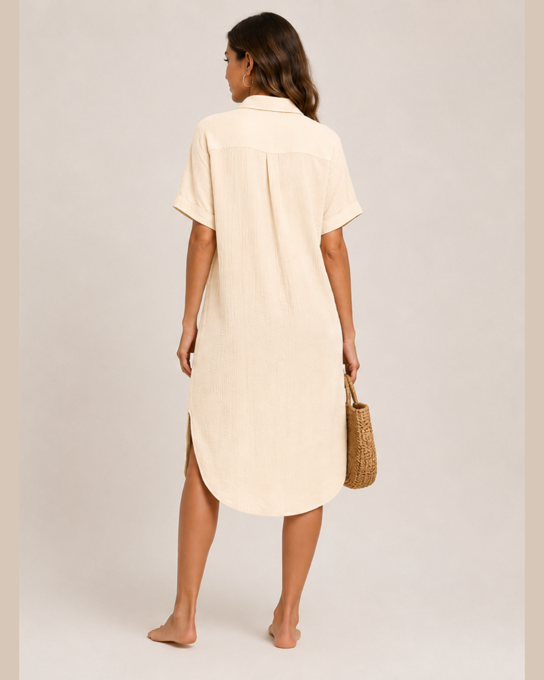 Art. 37208236 Blusa Vestido Nude