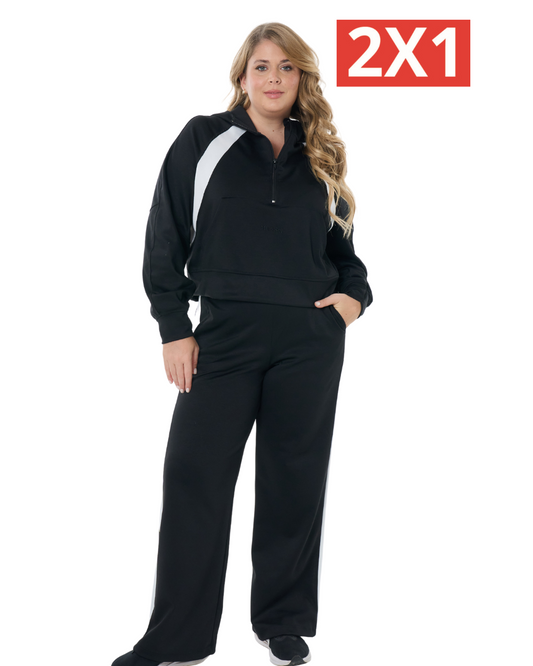 Art. 514270 Pantalon Punto Roma Negro