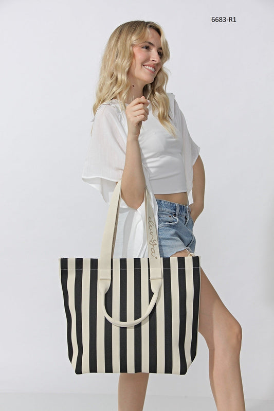 Art. 356683 Bolso rayado Negro