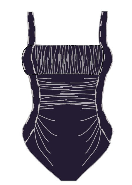 Art. 70490464 Traje de Baño Entero Azul Marino