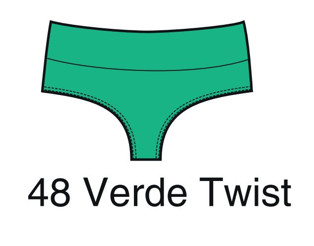 Art. 72670448 Culotte-less Verde Twist