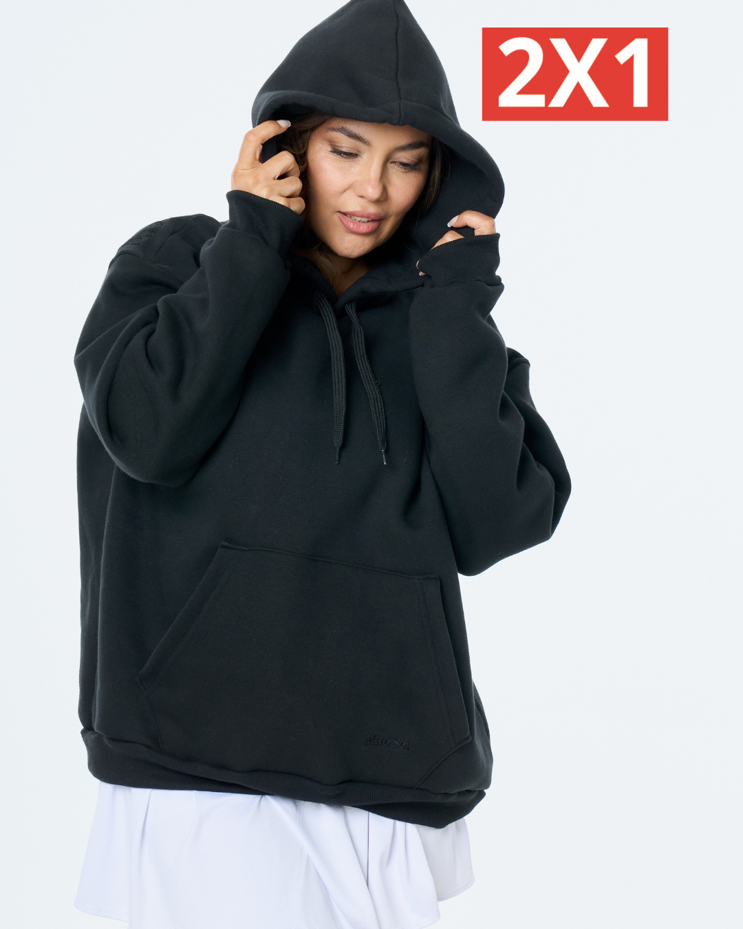 Art. 532134 Buzo Oversize Negro Unisex SALE