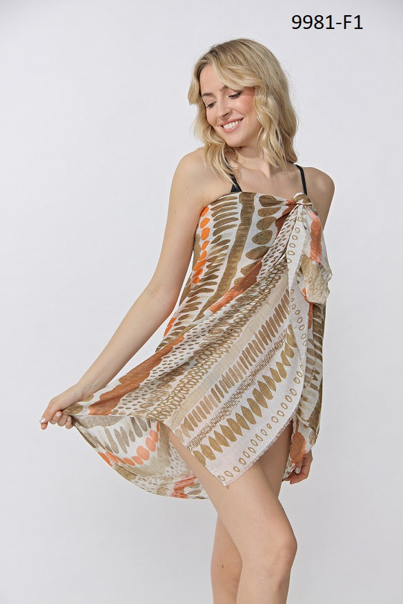 Art. 369981 Pareo estampado Beige