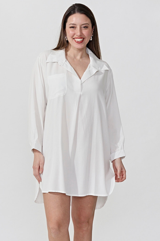 Art. 362060 Blusa camisera Blanca