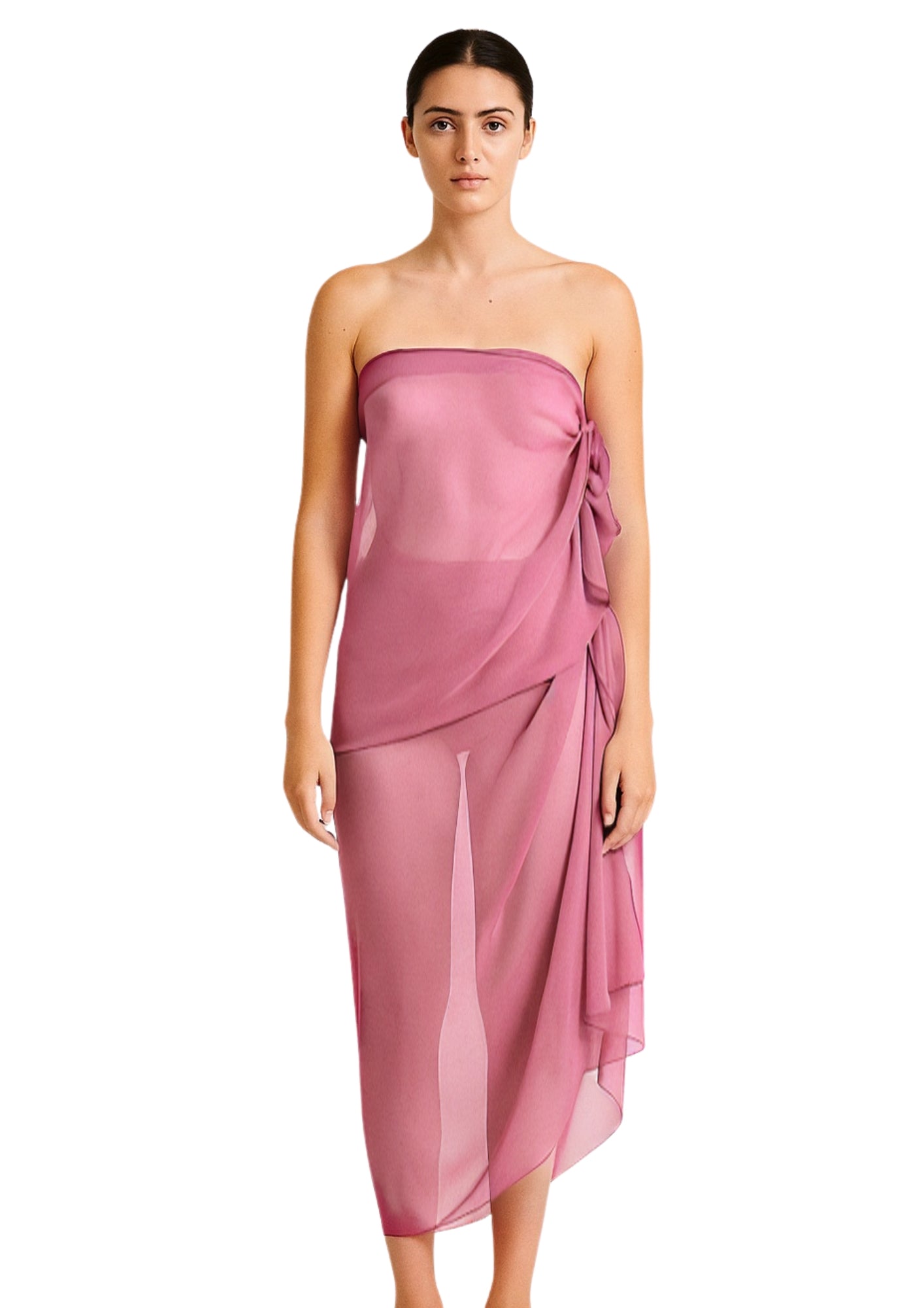 Art. 369994 Pareo de gasa Rosa viejo