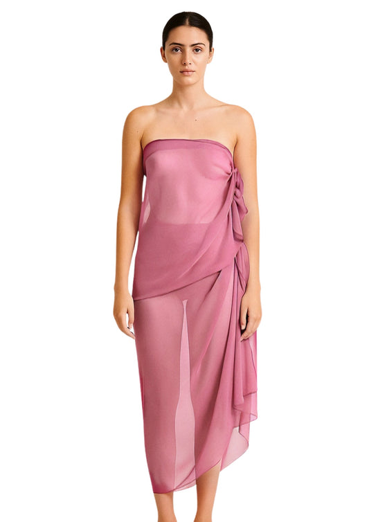 Art. 369994 Pareo de gasa Rosa viejo