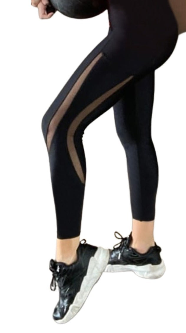 Art. 51300402 Calza con Transparencias Negro