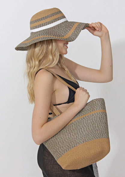 Art. 6611000 Set de bolso y capelina gris