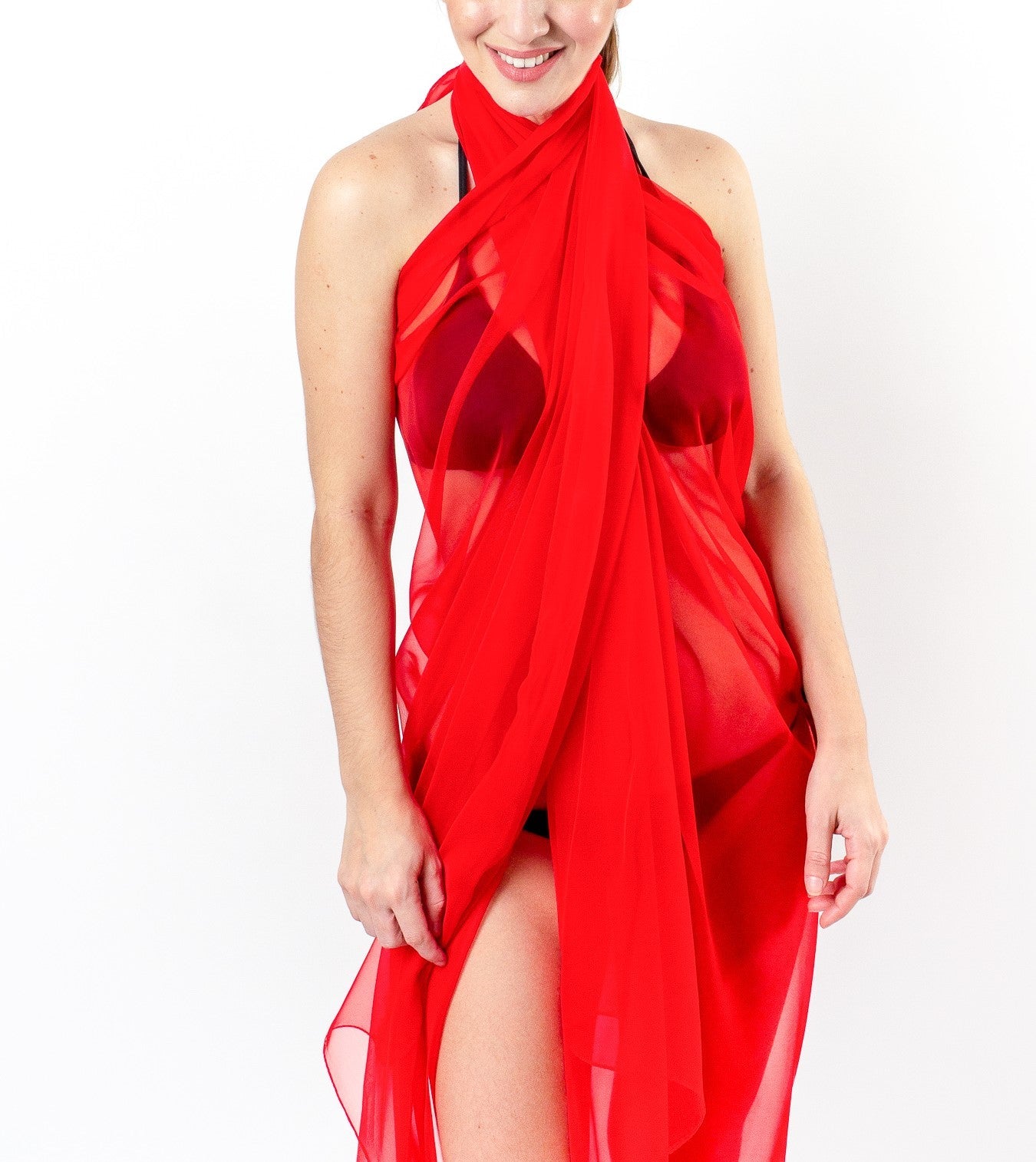 Art. 369994 Pareo de gasa Rojo