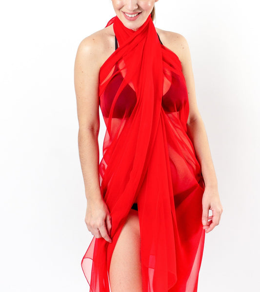 Art. 369994 Pareo de gasa Rojo