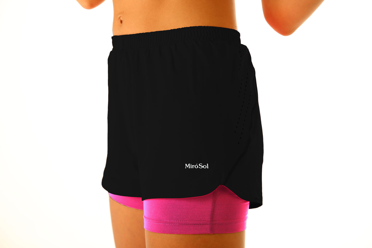 Art. 511206 Short Deportivo con Calza Negro